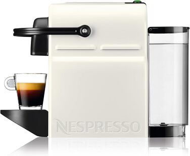 Кавомашина Nespresso Krups Inissia XN1001, білий колір, компактна, з регулюванням об'єму кави