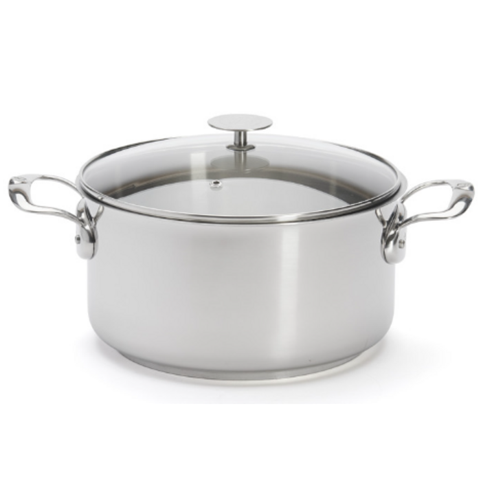 de Buyer Milady 5.4L Stainless Steel Stockpot with Lid (3427.24), 24