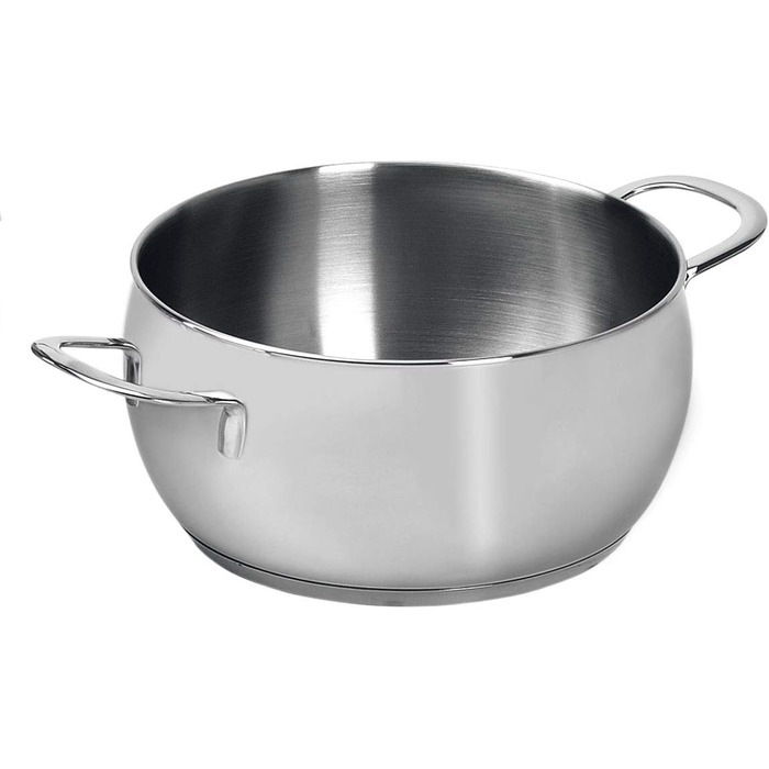 Набір каструль Lagostina Euforia 11 предметів з нержавіючої сталі 18/10, для всіх типів плит, з кришками, Lagoseal-Plus дно