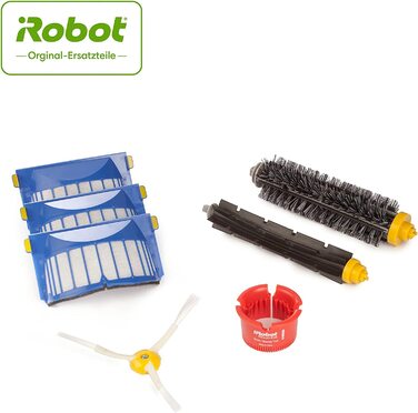 Набір аксесуарів iRobot-заправний комплект серії Roomba 600 - 1 щетинна щітка, 1 детонаційна щітка, 1 бічна щітка, 3 синіх фільтра AeroVac