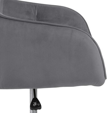 Крісло для офісу Bentley від AC Design - крісло для роботи, зелено-чорне, з м'якою оббивкою з велюру, розмір 88,5 x 59 x 58,5 см