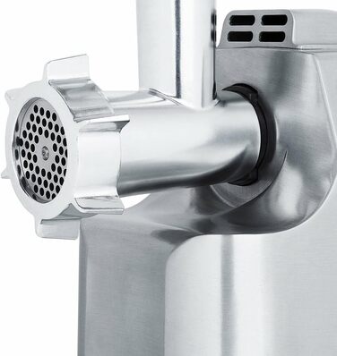 Електрична м'ясорубка H.Koenig WMG800 з нержавіючої сталі, 2 л, потужність до 2 кг/м