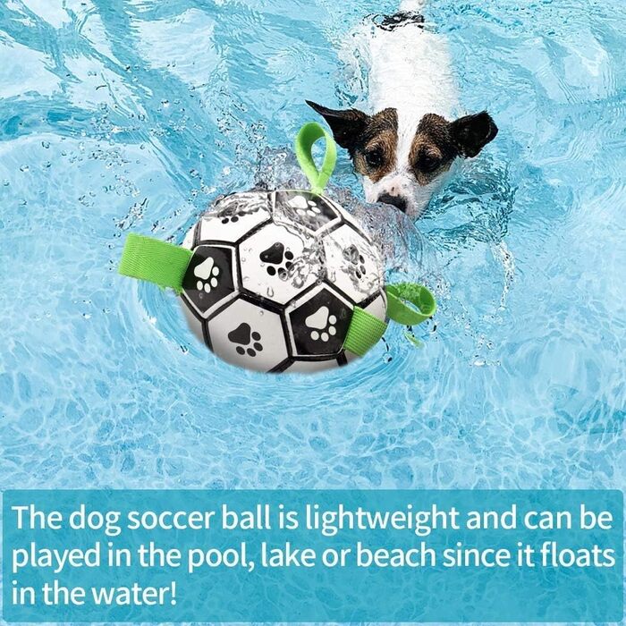 Футбольний м'яч для собак MYPIN PET0148 23 см