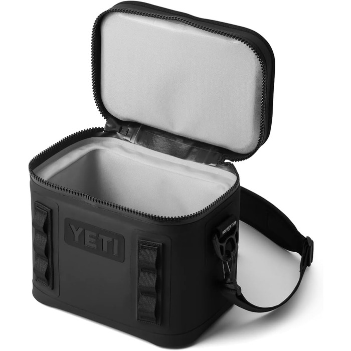 Сумка-холодильник YETI Hopper Flip 8, чорна: портативна, ізольована, рюкзак