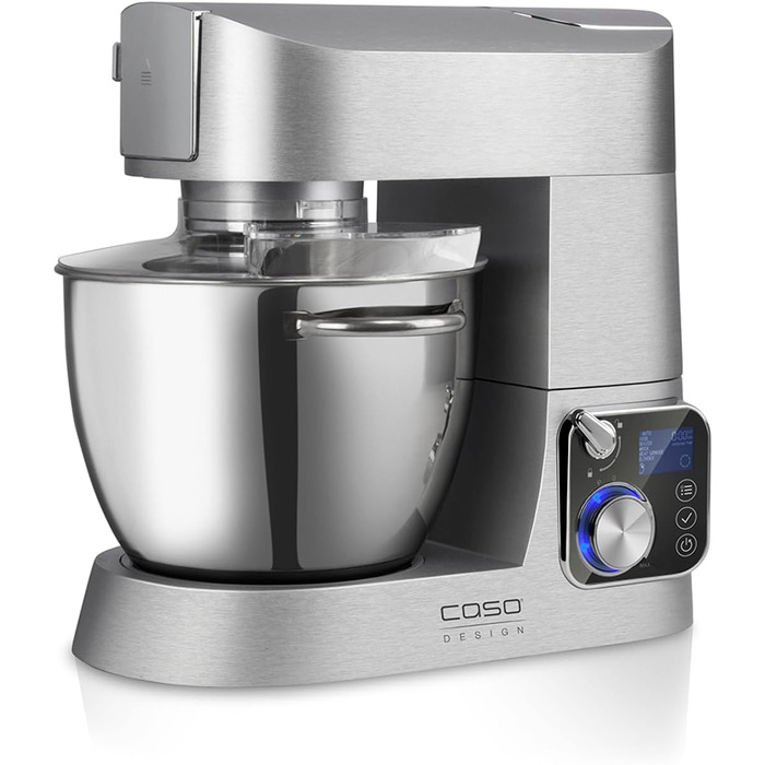Кухонна машина CASO KM 1200 Chef: 6 літрів, 8 швидкостей, алюмінієвий корпус, преміум-якість