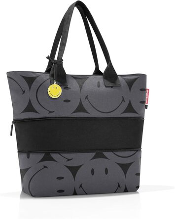 Сумка-шопер Reisenthel Shopper E1 сірого кольору з приємним малюнком - велика містка сумка для покупок