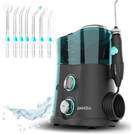 Cecotec Munddusche Bamba ToothCare 1200 Jet Pro: 7 насадок, LED-дисплей, 10 режимів тиску, UV-дезінфекція