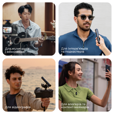 Бездротовий мікрофон BOYA Magic-03 Type-C/TRS Black