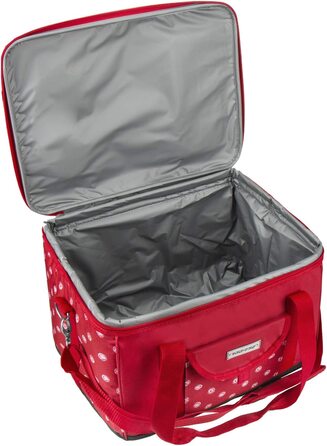 Сумка-холодильник anndora 40-літрова ізольована сумка Сумка для пікніка (XL Червоний білий в горошок)
