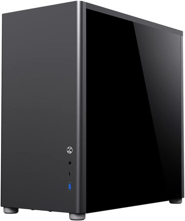 Ігровий корпус GameMax Spark Pro Cube ATX з двома загартованими скляними панелями, USB 3.0, Type-C, чорний