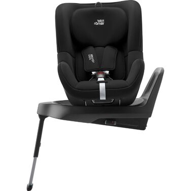 Автокрісло BRITAX RMER DUALFIX PLUS, включаючи вкладиш для новонароджених та ISOFIX, для дітей від 40-105 см (i-Size), народження - 4 роки, (Space Black)