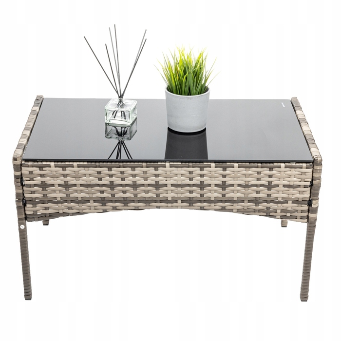 Комплект садових меблів Rino з ротанга, бежевий, 4 предмети