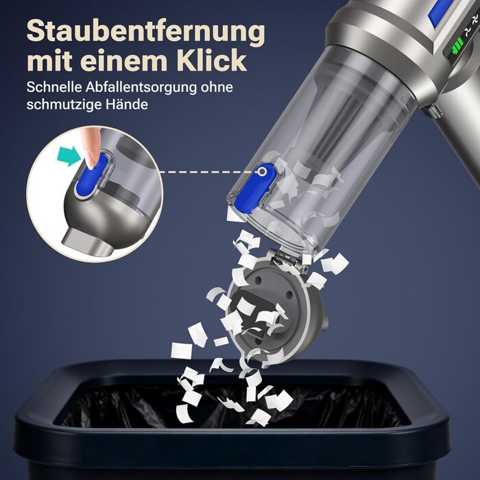 Акумуляторний ручний пилосос Yomile AD10 для авто та дому, 27000Па, 150Вт, бездротовий портативний міні-пилосос з функцією обдуву