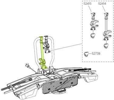 Кронштейн для кріплення рами Thule, 35х5х5 см