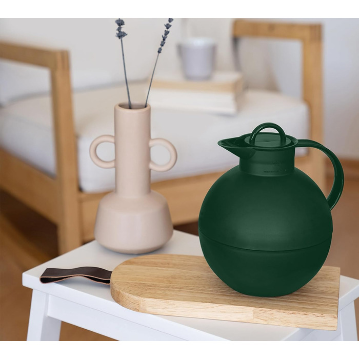 Термос Alfi Kugel 0.94л Smoke Pine Green: дизайнерський термос з нержавіючої сталі, BPA-free