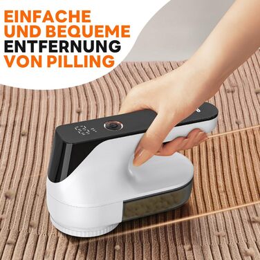 Електричний видальник ворсу Ziitty: 3 режими, 6 лез, для різних тканин. Ідеально для сім'ї