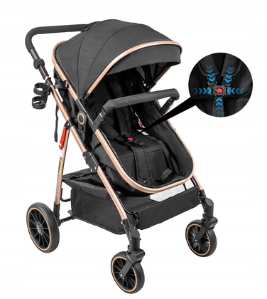 Легкий дитячий візок 3 в 1 Magic ZC, компактна модель