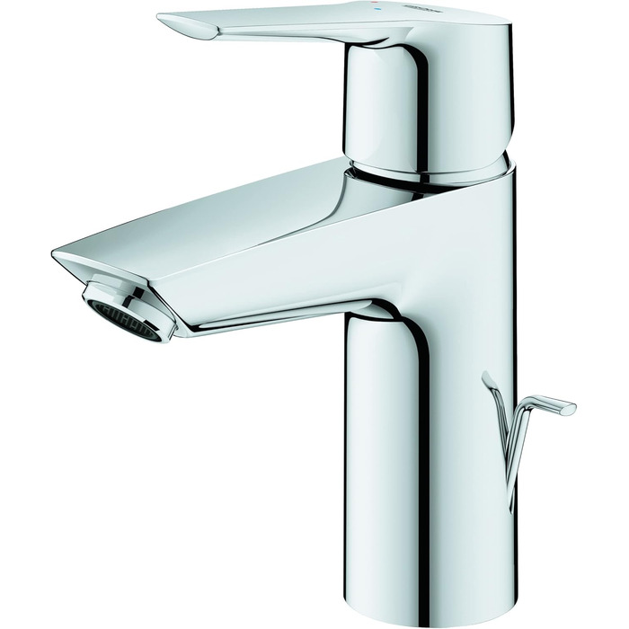 Змішувач для ванної кімнати Grohe Start, економічний, з холодною водою в середньому положенні, з поп-ап зливом, 19 см, хром, 3in1 інструмент, 23746002