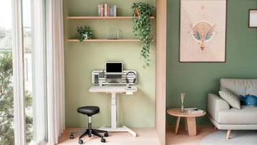 Офісний стілець Leitz Ergo Active з піною подвійної щільності, регульована висота 57-82 см, оббивка з переробленого матеріалу (110 кг), чорний, з колесами