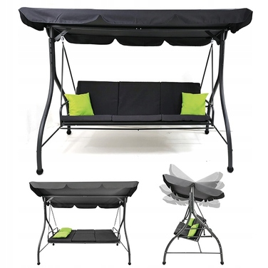 Садова підвісна гойдалка Kontrast, 49 x 176 см