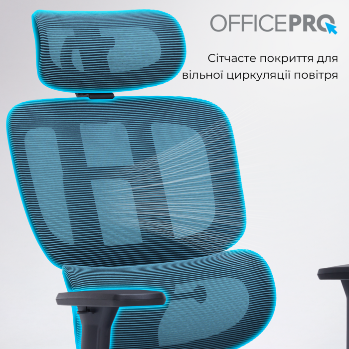 Крісло офісне OfficePro Skyline OC750-B-DG-DG
