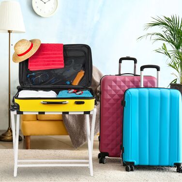 Підставка для валізи клапана, дерево Relaxdays