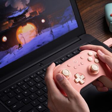 8BitDo Ultimate 2C Wireless Controller: Бездротовий контролер для PC та Android, 1000Hz, Hall-ефекти, Turbofunktion (Піч)