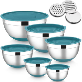 стиль: 6 силіконових форм для випічки + 6 кришок + 3 насадки-тертки