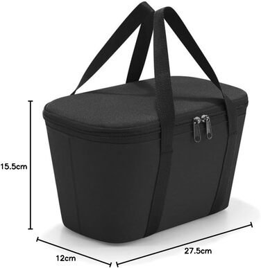 Термосумка Reisenthel Coolerbag (2 шт) чорна - для пікніка, покупок, в дорогу. Якісний поліестер.