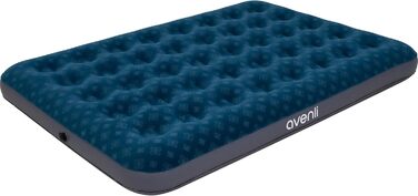 Надувний матрац для кемпінгу та дому AVENLI - 191x137x22 см, для 2 осіб, з флокированим покриттям