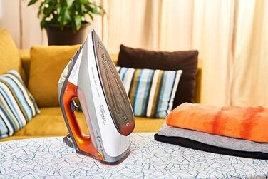 Праска з пароутворенням Solac CVG9511 - праска з керамічним покриттям, 2800 Вт, чорний, помаранчевий, білий