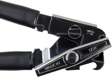 Відкривачка для консервів OHSAY USA – Найкраща у світі, з нержавіючої сталі, виробництво США, чорна