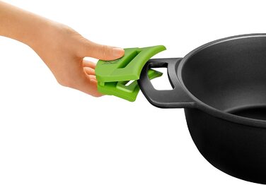 Сковорода-вок, 24 см, підходить для всіх типів кухонь, включаючи індукційну, без ПФОК (вок 28 см)