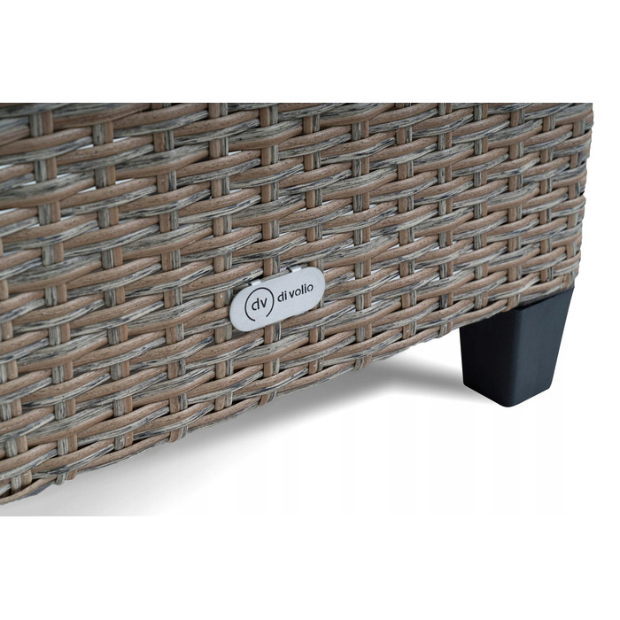 Комплект садових меблів з техноротанга Di Volio Firenze DV-016GF, бежевий, 6 предметів