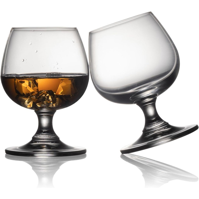Набір келихів для коньяку та віскі Kleiner (250 мл, кришталь) – 2 шт.