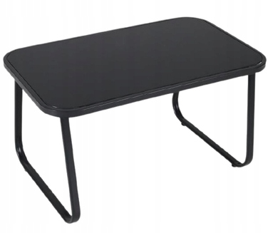 Комплект садових меблів зі штучного ротанга ZD Trading Lato, чорний, 4 предмети