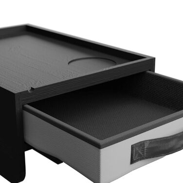 Набір з двох приліжкових столиків Relaxdays з бамбука з кріпленням