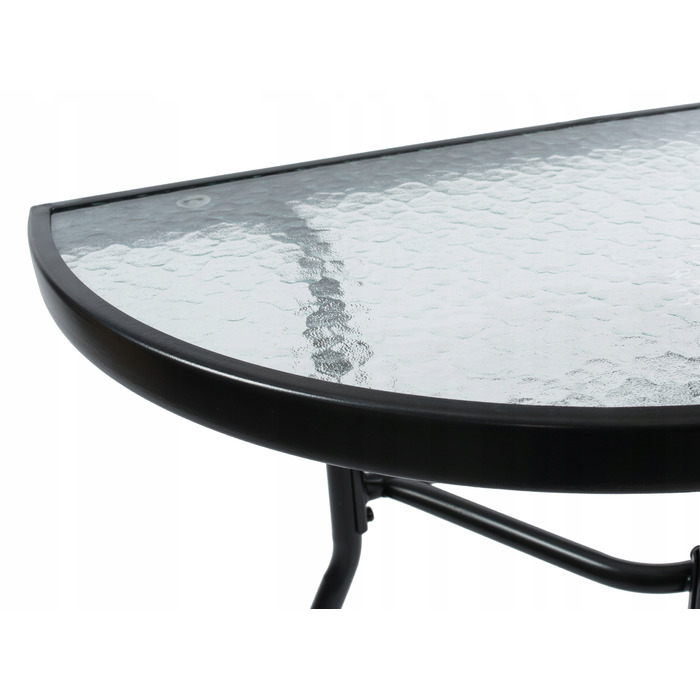 Комплект садових меблів Jumi Premium, метал, чорний, 3 предмети