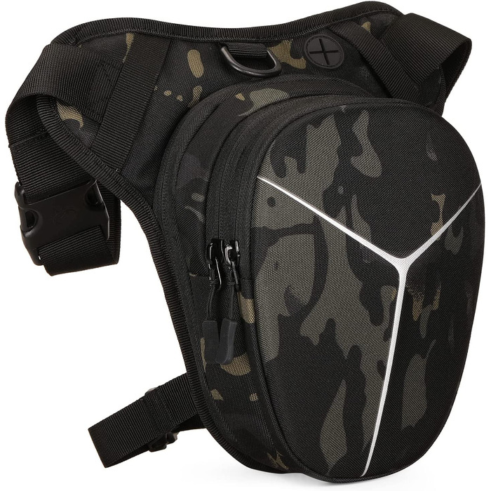 Тактична сумка для ніг Huntvp, Військова сумка для ніг, Спортивна тактична сумка для ніг, армійські сумки для ніг, водонепроникна поясна сумка, сумка для інструментів, сумка для ніг, для чоловіків і жінок, для прогулянок на мотоциклі, для активного відпоч