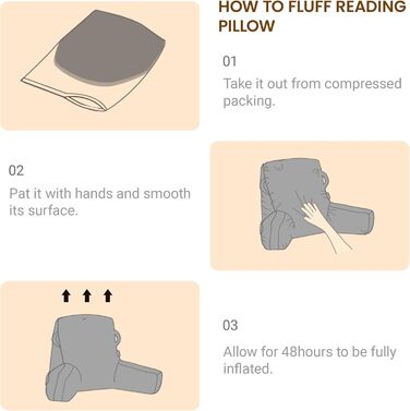 Подушка для читання та відпочинку в ліжку для дорослих, з підлокітниками, зелена