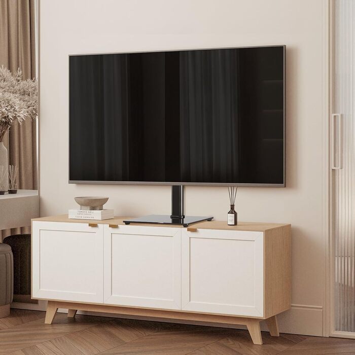 Підставка для телевізора Suptek, поворотна, для екранів LED, OLED, 26-55 дюймів, до 50 кг, VESA 400x400 мм, TS202