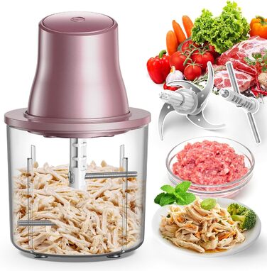 Електричний подрібнювач для кухні 1.5L, подрібнювач курки, овочів, фруктів, м'яса, для дитячого харчування, 250W