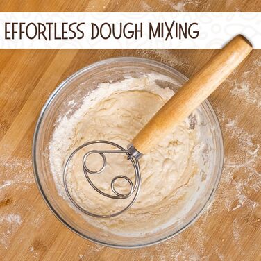 Набір для випічки закваски Superbaking: корзини Banneton (2 шт.) круглі (23 см) та овальні (25.4 см), стартер для закваски