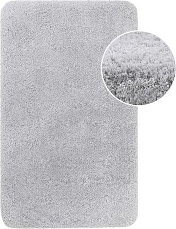 Килимок для ванної кімнати з м'якого флюсу, антиковзний, пральний, Porto Azzurro (55 x 65 см, 60 x 100 см, прямокутний)