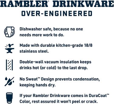 Термос YETI Rambler з кришкою Chug, 1.3 л, пісочно-рожевий