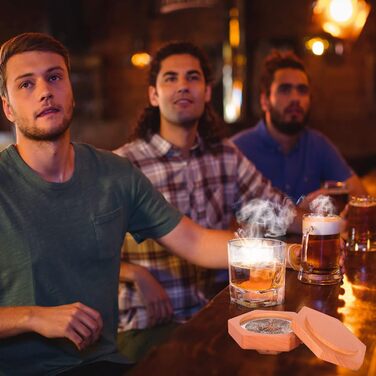 Подарунковий набір для віскі Bourbon: копчення, ліхтарик – ідеальний подарунок для чоловіків, тат, дідусів на День народження, ювілей