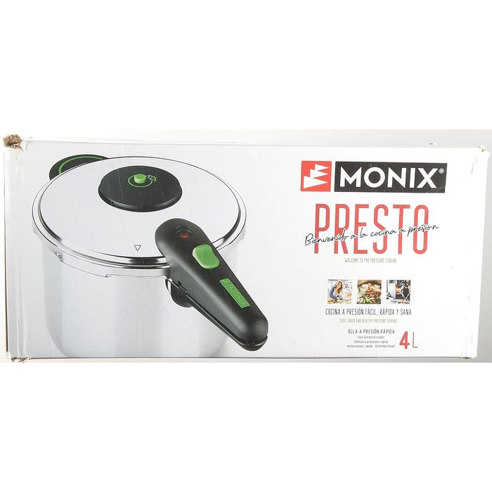 Скороварка Monix M911001 Presto, 4 л, без кольору