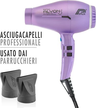 Фен Parlux Alyon Special Edition: професійний, з іонізацією, Made in Italy, фіолетовий матовий