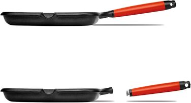 Сковорода Castey Grill 27 см з алюмінію, для всіх плит (включно з індукцією) та духовки