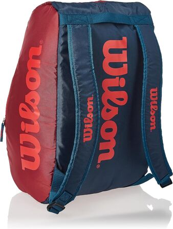 Сумка Wilson Padel для дітей та підлітків, сумка Junior Padel, до 3 ракеток (без розміру, червона/інфрачервона)